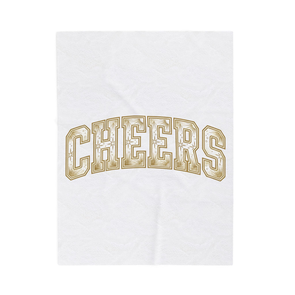 Festive Lettering Holiday Gathering Gift Cheerful Typography Christmas Fan Hand Lettering Party Blanket