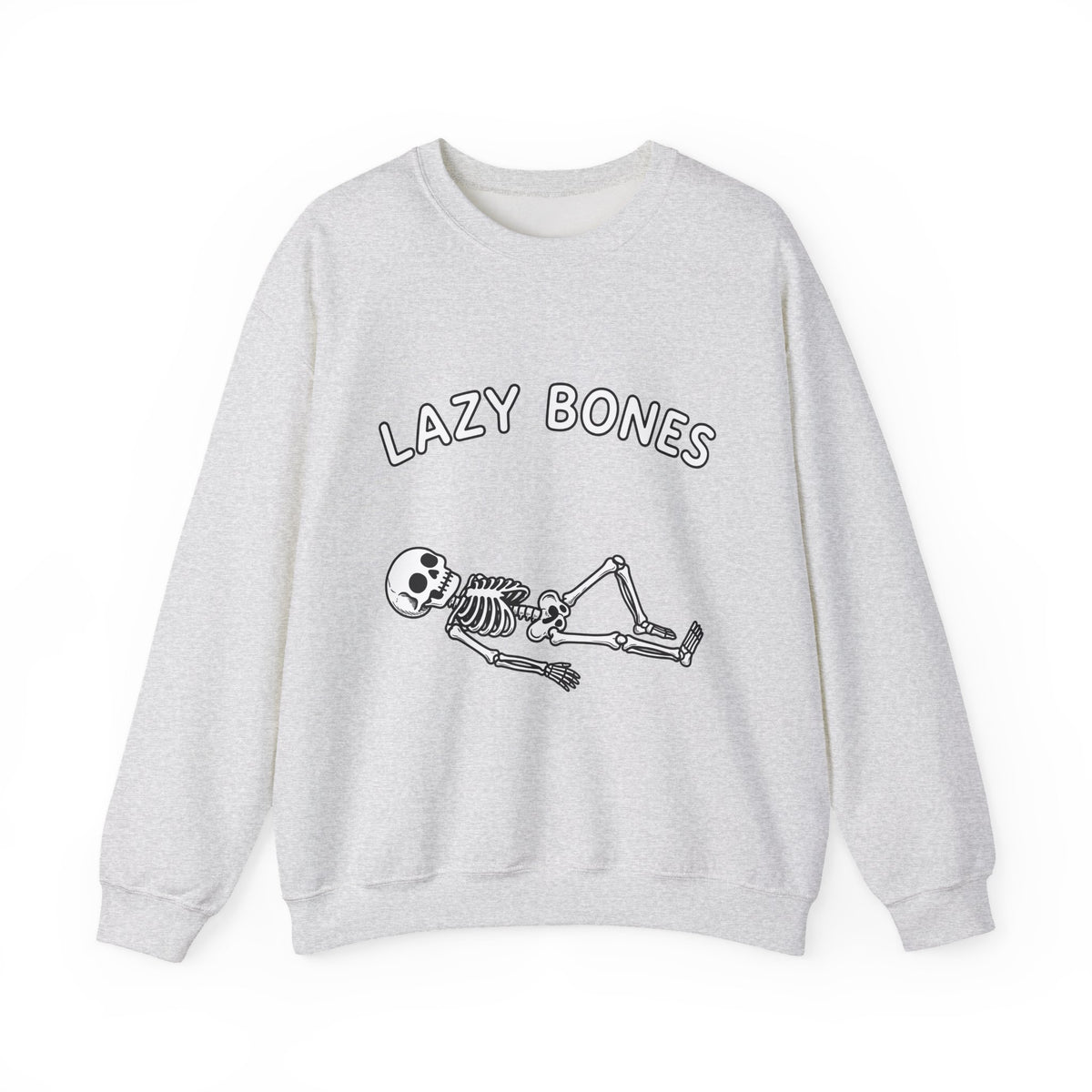 Skeleton Graphic Sweatshirt Funny Halloween Gift Women Cartoon Sweatshirt Skull Sweatshirt Humor Fan Spooky Graphic Design Retro Bones Sweatshirt