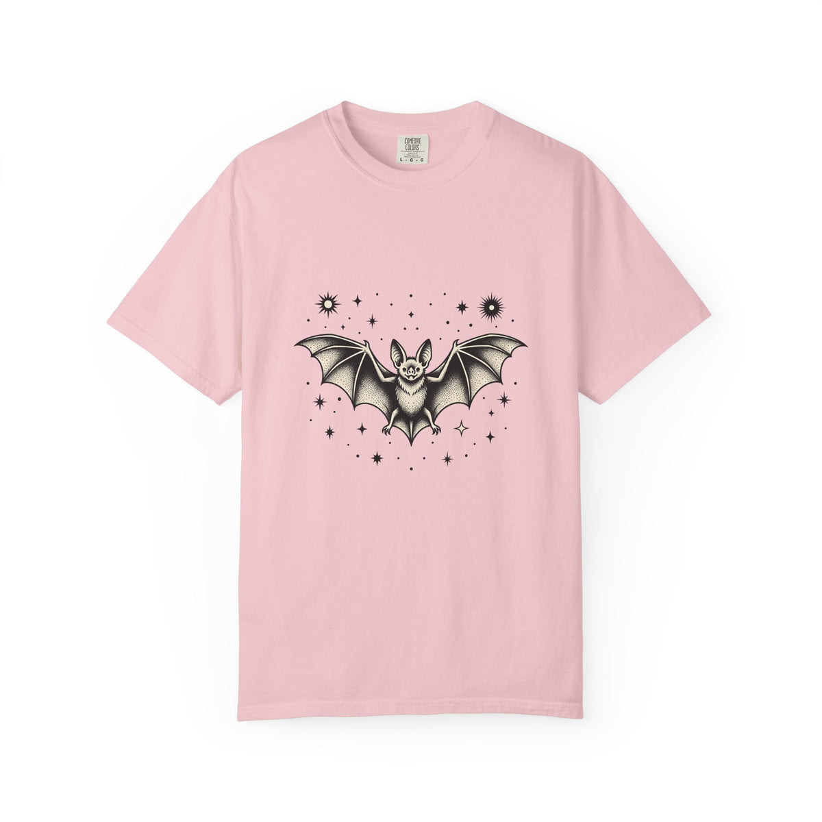 Bat Clipart T-Shirt Cottagecore Dark Art Gift Women Old School T-Shirt Flying Bat T-Shirt Cottage Fan Retro T-Shirt Gothic Graphic Doodle Twinkle