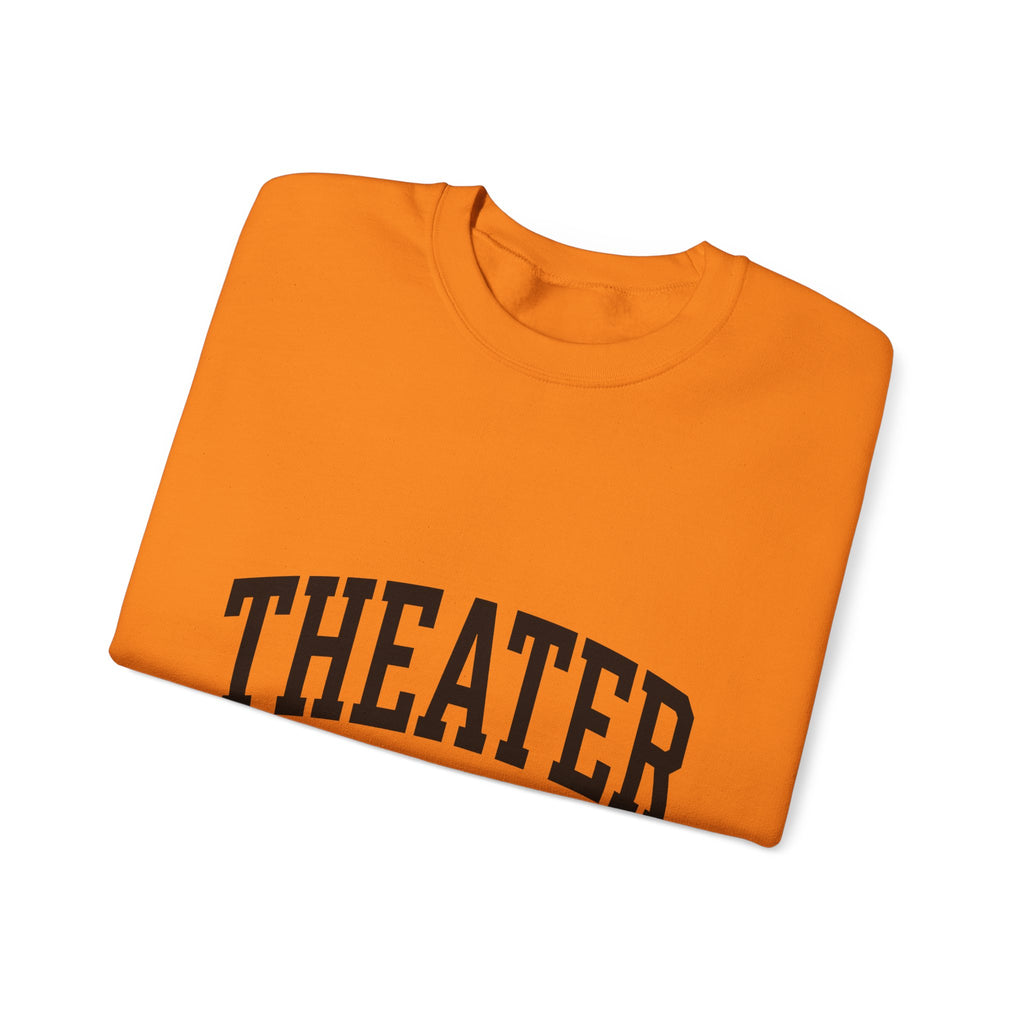 University Lettering Sweatshirt Moms Drama Gift Women Heavy Sweatshirt College Lettering Sweatshirt Motherhood Enthusiast Bold Sweatshirt Theatrical Graphic