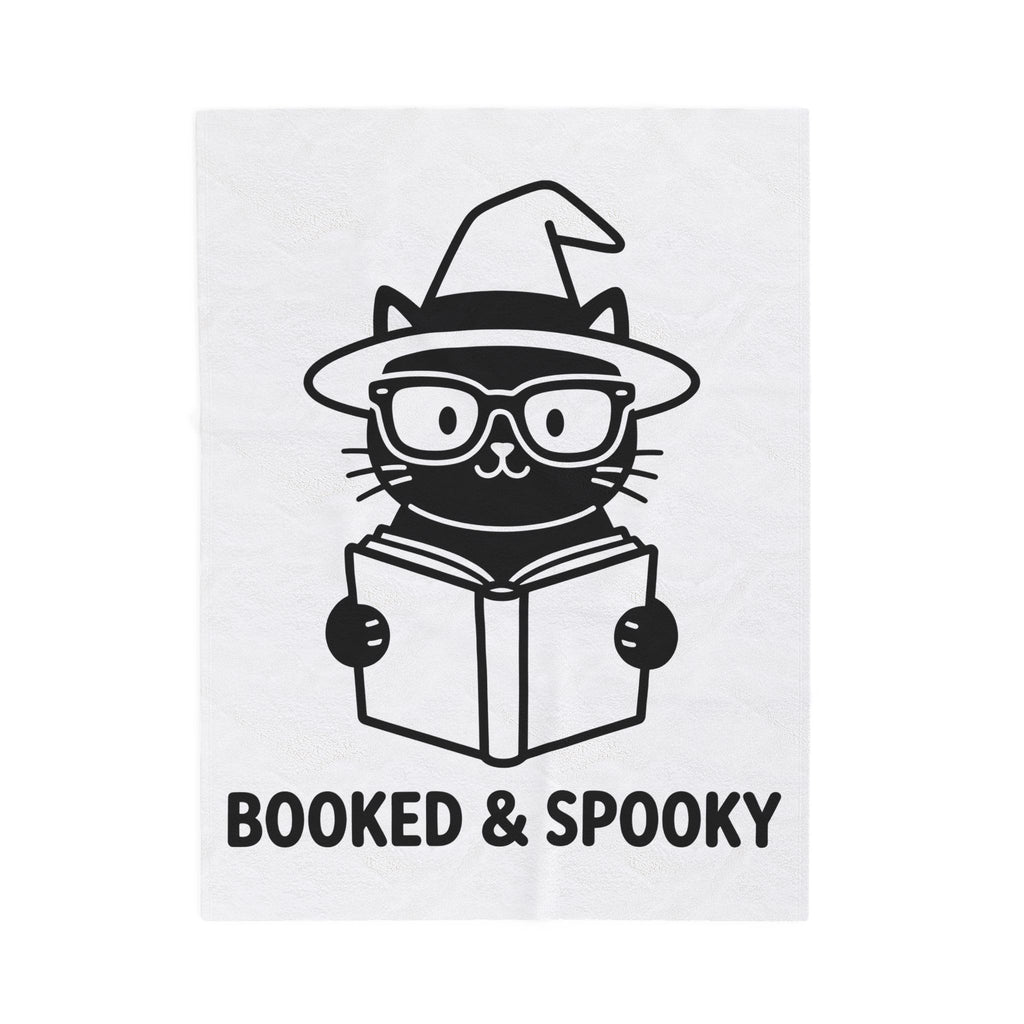Dark Cat Witch Blanket Halloween Literature Gift Women Animated Blanket Black Cat Witch Blanket Horror Fan Cartoon Blanket Book Graphic Clean