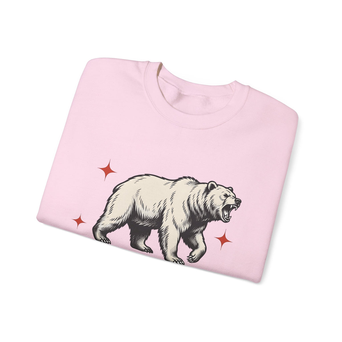 Grizzly Bear Sweatshirt Bear Animal Gift Women Vintage Sweatshirt Ursa Sweatshirt Bear Fan Grizzly Graphic Retro Star Sweatshirt