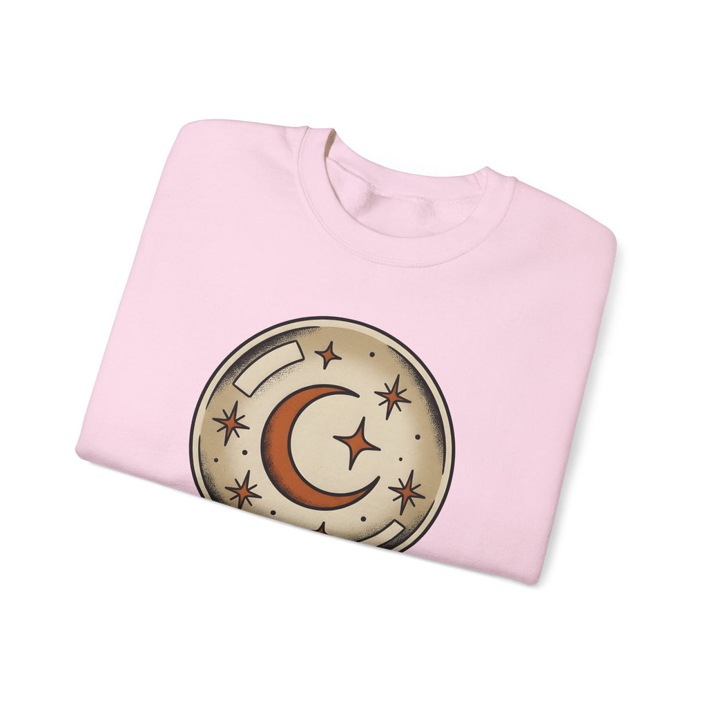 Clairvoyance Sphere Sweatshirt Halloween Magic Gift Women Classic Sweatshirt Crystal Ball Sweatshirt Horror Fan Vintage Sweatshirt Magical Graphic Line Art