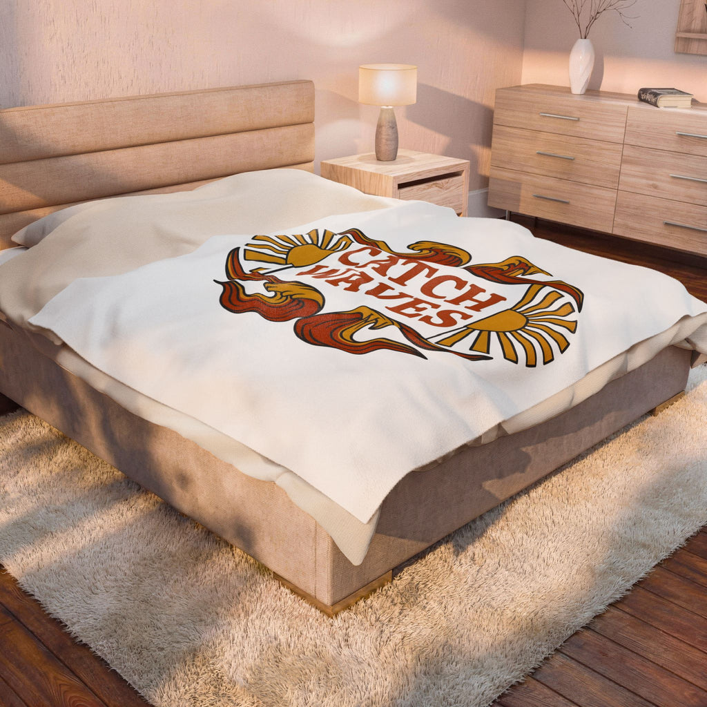 Sea Surf Blanket Surfing Sands Gift Women Classic Blanket Wave Blanket Surfer Fan Beach Blanket Coastal Graphic Heritage Daylight Blanket