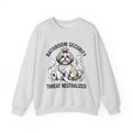 Shih Tzu Puppy Sweatshirt Dog Joke Gift Women Comic Sweatshirt Puppy Sweatshirt Dog Fan Cartoon Sweatshirt Humor Graphic Sketch Bathroom Paper Sweatshirt