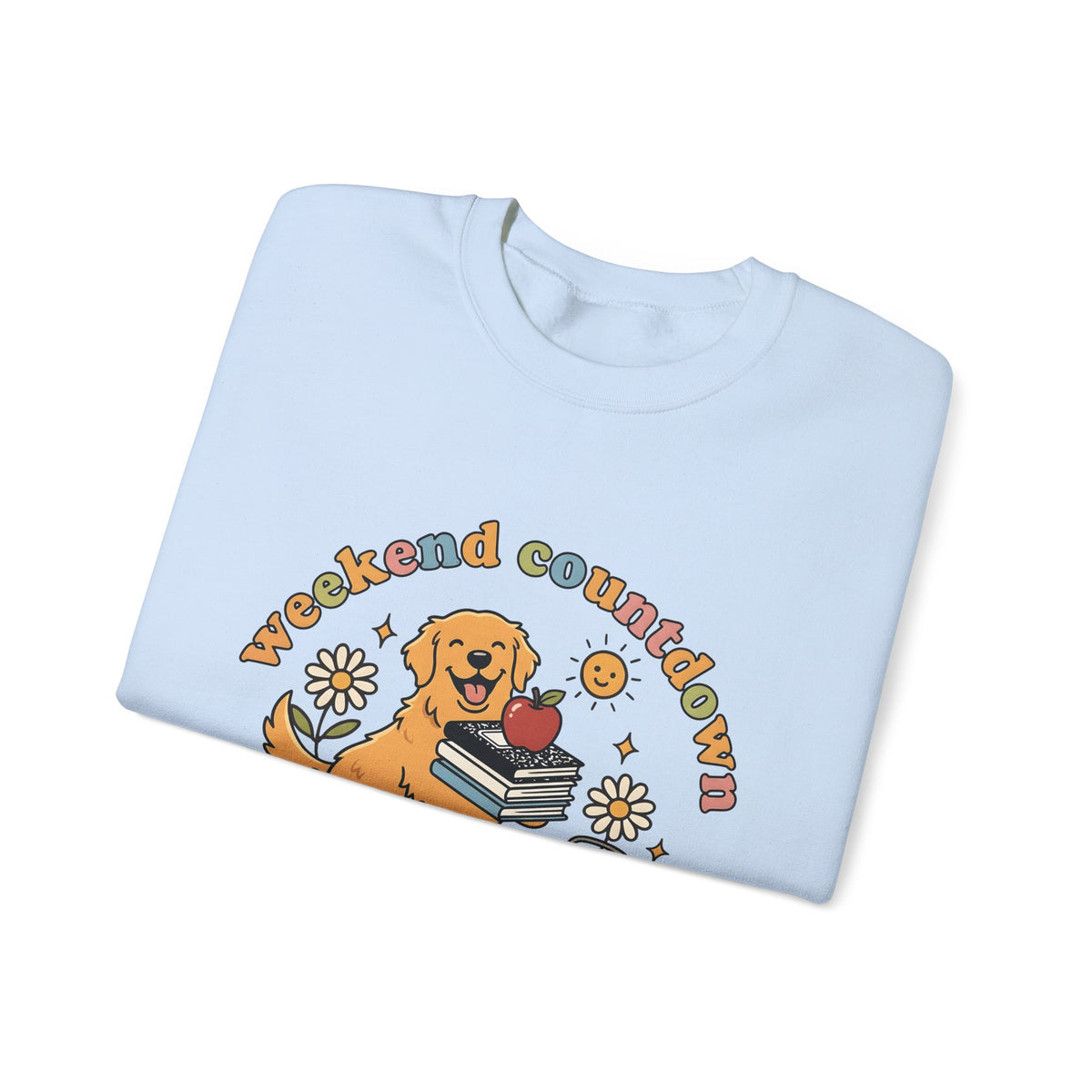 Golden Retriever Sweatshirt Teachers Education Gift Women Hand Drawn Sweatshirt Retriever Sweatshirt Educator Enthusiast Teacher Sweatshirt Learning Graphic