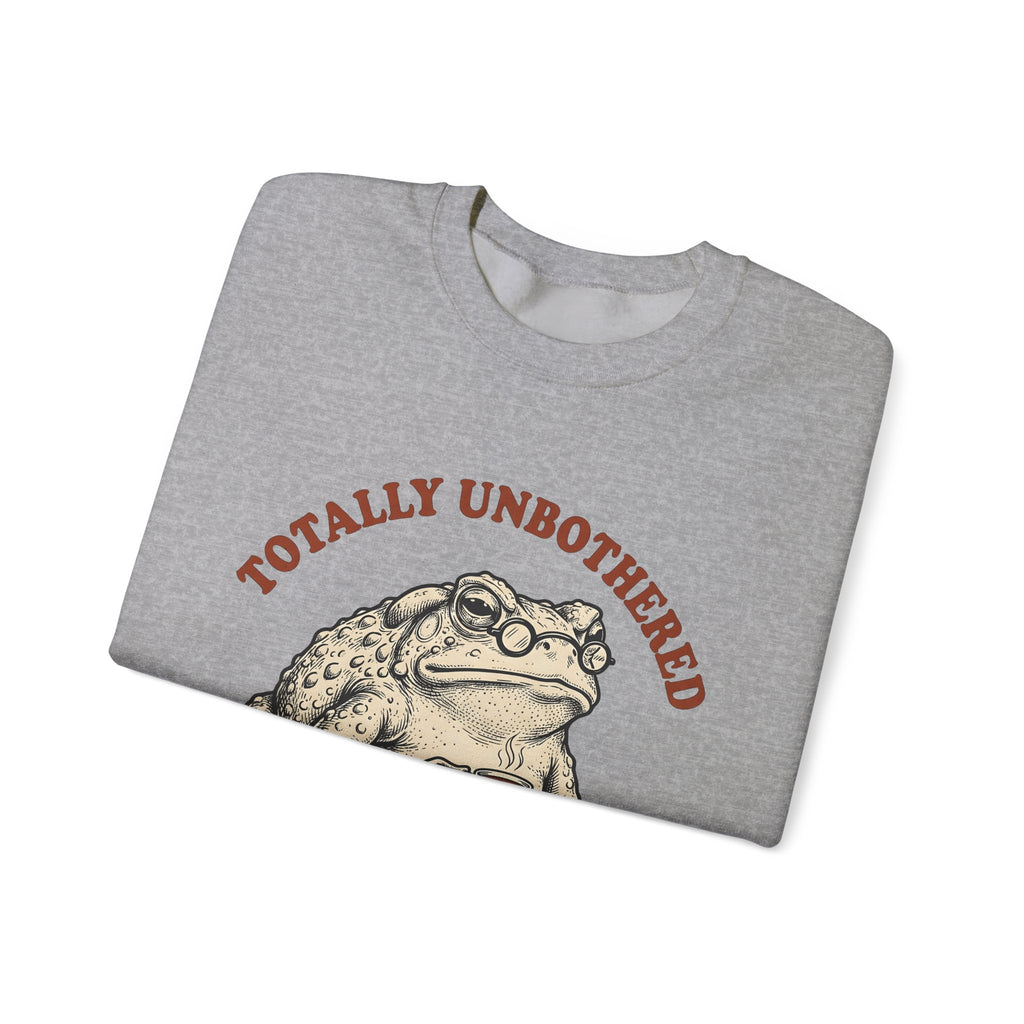 Toad Coffee Sweatshirt Funny Animal Gift Women Vintage Sweatshirt Coffee Sweatshirt Humor Fan Retro Sweatshirt Creature Graphic Hand Drawn Glasses Sweatshirt