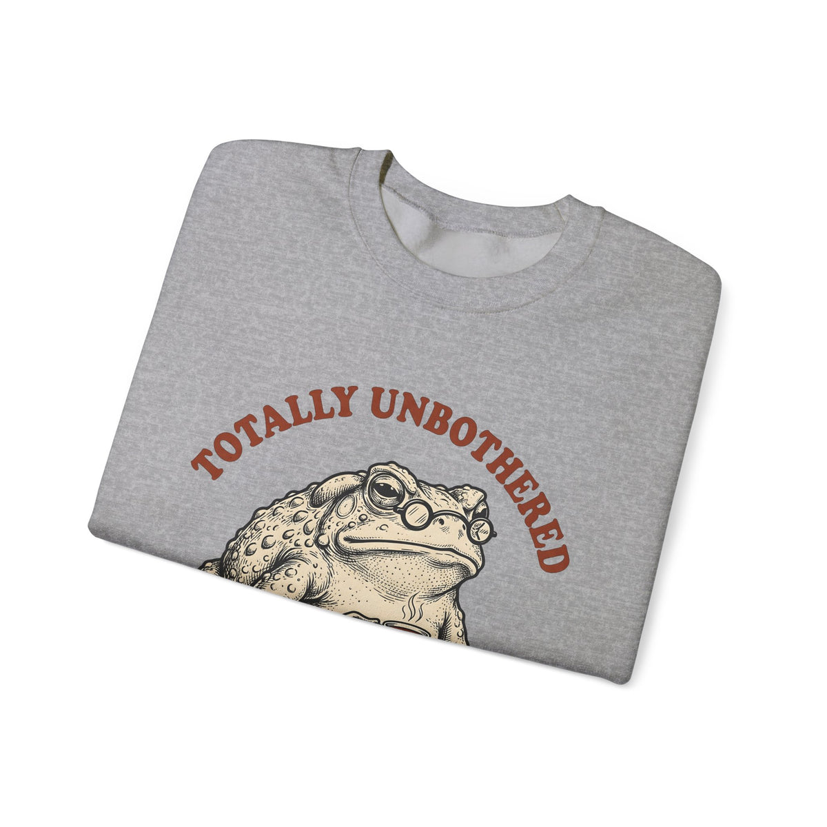 Toad Coffee Sweatshirt Funny Animal Gift Women Vintage Sweatshirt Coffee Sweatshirt Humor Fan Retro Sweatshirt Creature Graphic Hand Drawn Glasses Sweatshirt