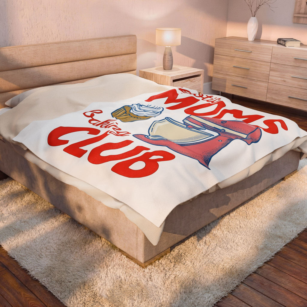 Kitchen Mixer Blanket Moms Pastries Gift Women Retro Blanket Stand Mixer Blanket Mother Fan Vintage Blanket Bakery Graphic Sketch Muffin Blanket