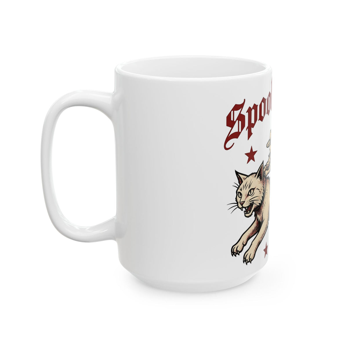Cowgirl Kitten Halloween Rodeo Gift Farmhouse Kitten Horror Fan Rustic Rodeo Nostalgic Twinkles Mug