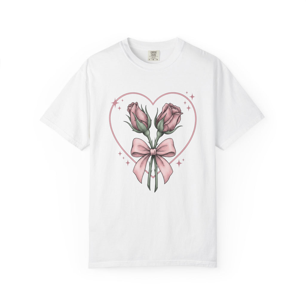Flower Bouquet T-Shirt Floral Love Gift Women Watercolor T-Shirt Floral Arrangement T-Shirt Flower Fan Watercolour T-Shirt Romance Graphic Retro