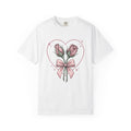Flower Bouquet T-Shirt Floral Love Gift Women Watercolor T-Shirt Floral Arrangement T-Shirt Flower Fan Watercolour T-Shirt Romance Graphic Retro