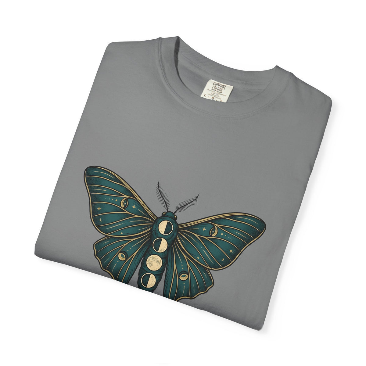 Luna Butterfly T-Shirt Boho Chic Astrology Gift Women Mystical T-Shirt Butterfly T-Shirt Bohemian Enthusiast Magical T-Shirt Zodiac Graphic Retro