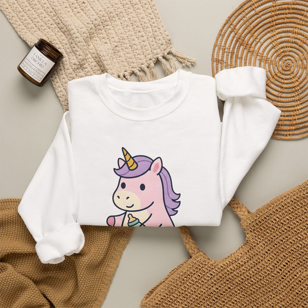 Baby Unicorn Sweatshirt NICU Nurse Clinic Gift Women Adorable Sweatshirt Unicorn Sweatshirt Nurse Practitioner Enthusiast Cute Sweatshirt Medical Graphic