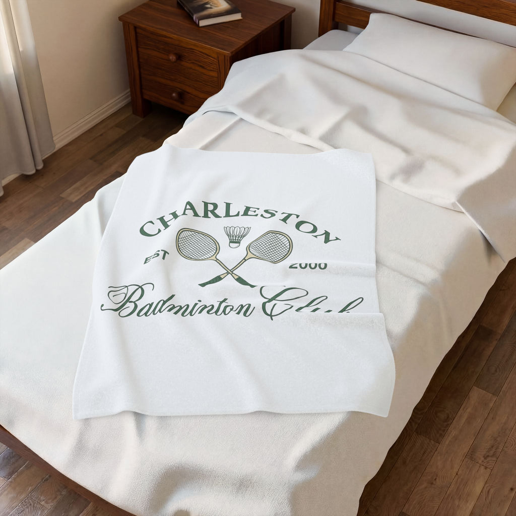 Badminton Racquets Badminton Group Gift Sketch Rackets Badminton Enthusiast Drawing Team Basic Birdie Blanket