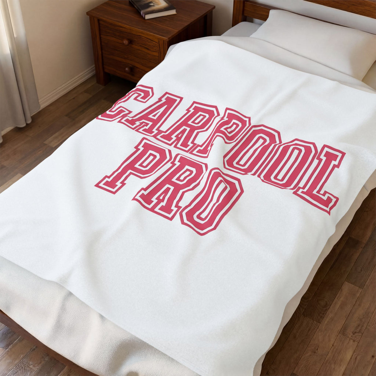 Varsity Text Moms Parenting Gift Bold Lettering Motherhood Fan Typography Parenting Retro School Blanket