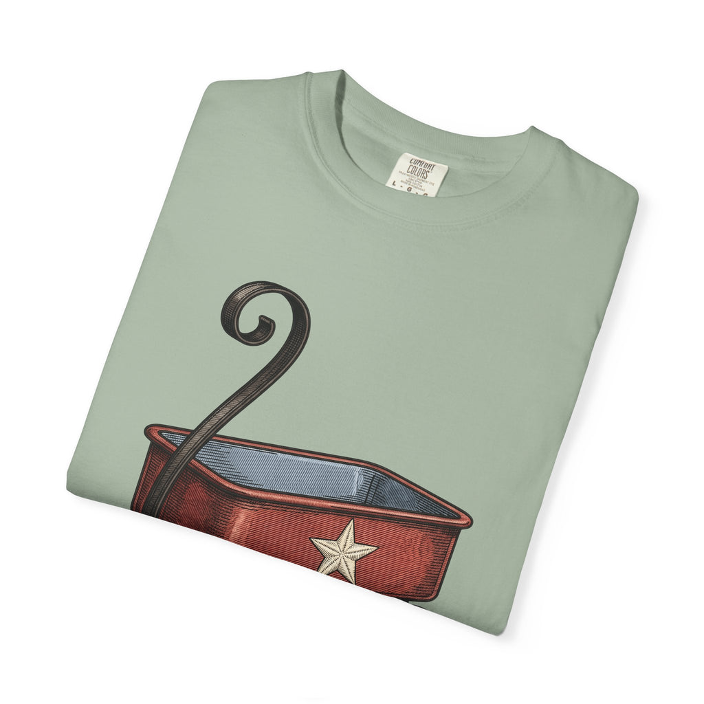 Red Wagon 4Th Of July Usa Gift Antique Cart Fireworks Fan Vintage American Line T-Shirt