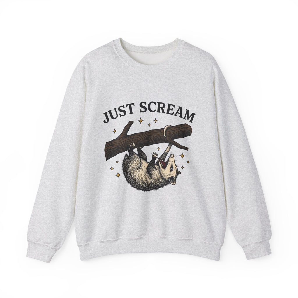 Possum Possum Animal Gift Vintage Opossum Possum Fan Retro Wildlife Hand Drawn Tree Sweatshirt