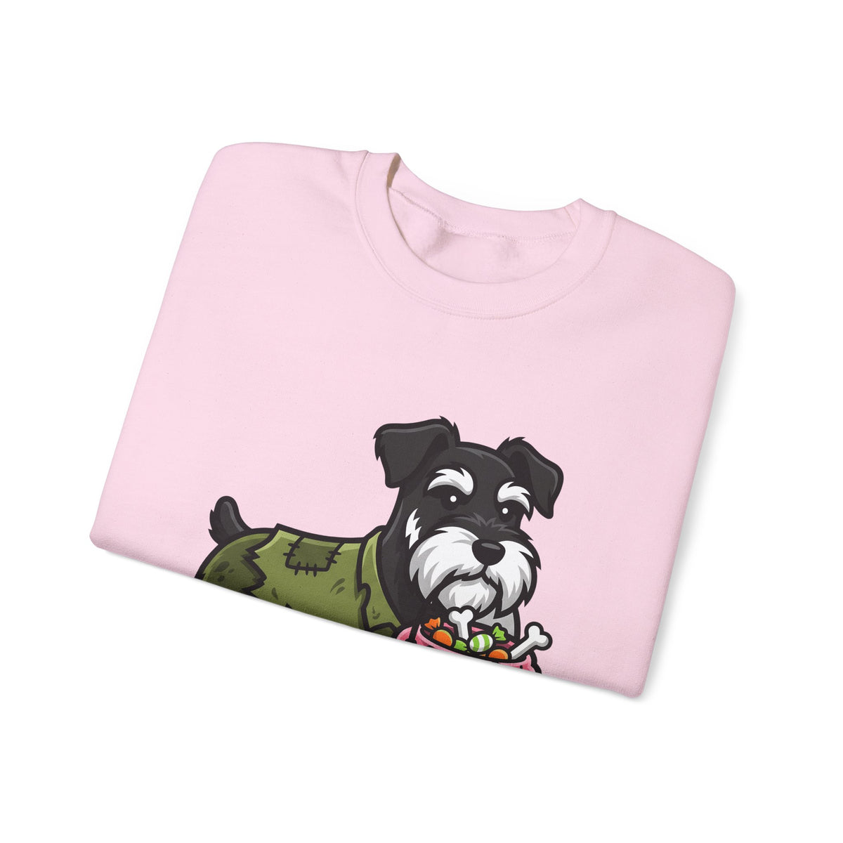 Schnauzer Pet Sweatshirt Halloween Animal Gift Women Animated Sweatshirt Dog Sweatshirt Horror Fan Cartoon Sweatshirt Creature Graphic Classic Candy Container