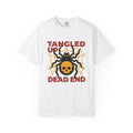 Spider Head T-Shirt Halloween Horror Gift Women Graphic Design T-Shirt Arachnid T-Shirt Spooky Fan Macabre Graphic T-Shirt Vintage Spider Web