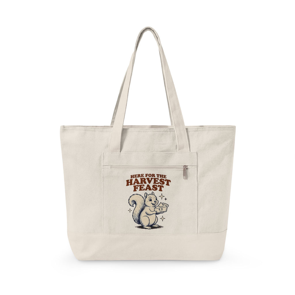 Chipmunk Tart Holiday Harvest Gift Retro Squirrel Christmas Fan Vintage Autumn Sketch Sparkles Tote Bag