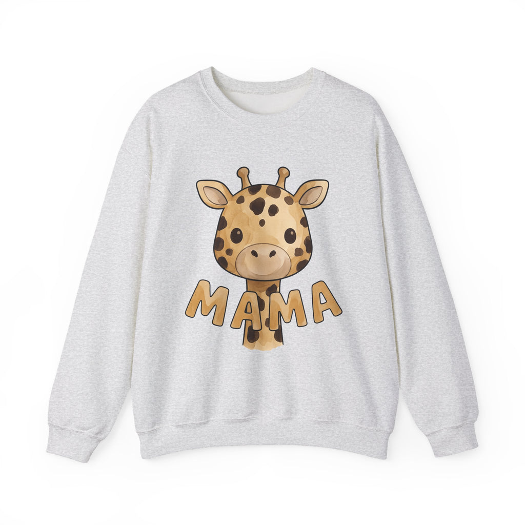 Giraffe Illustration Sweatshirt Moms Jungle Gift Women Paint Sweatshirt Giraffe Sweatshirt Mom Fan Watercolor Sweatshirt Tropical Graphic Charming Wildlife
