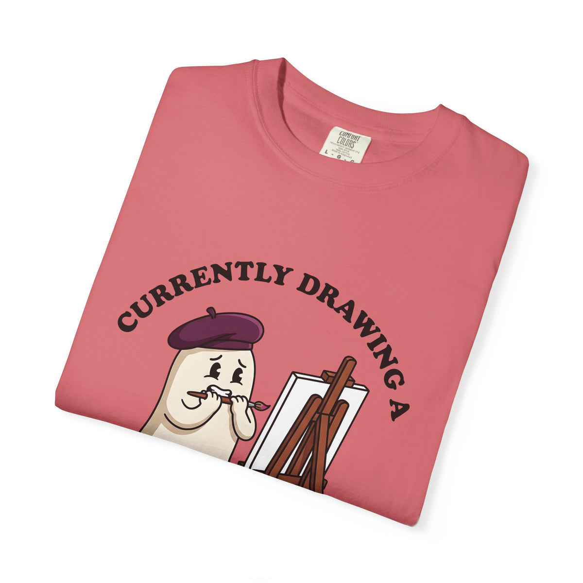 Apparition Illustrator Funny Gift Cartoon Ghost Artist Humor Fan Comic Visual T-Shirt