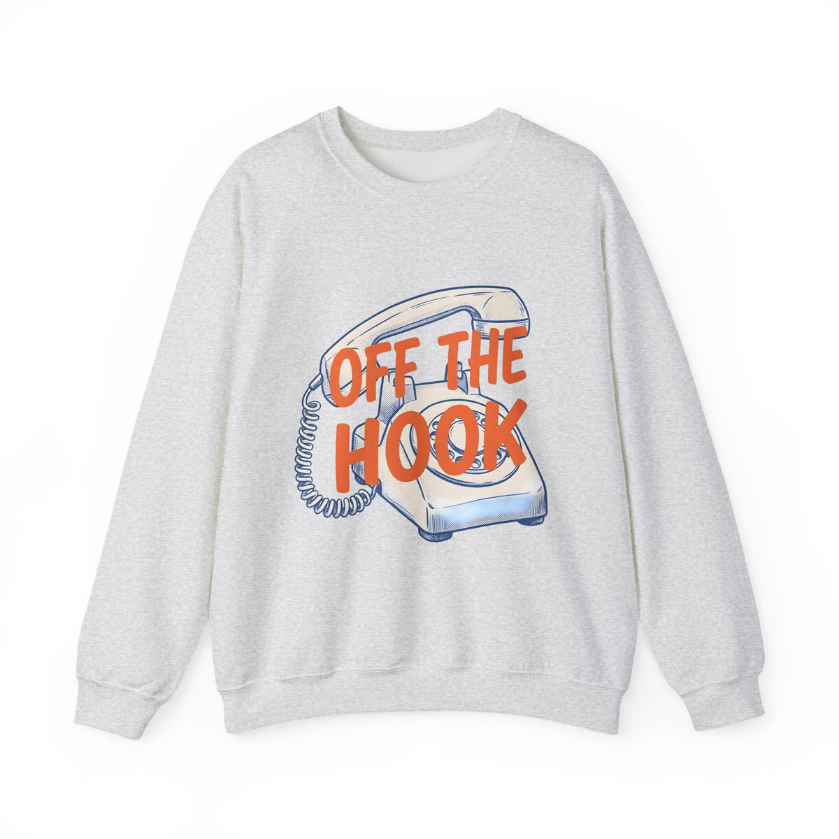 Vintage Telephone Sweatshirt Funny Comedy Gift Women Retro Sweatshirt Old Phone Sweatshirt Humor Fan Vintage Style Sweatshirt Comedy Graphic Throwback Thick