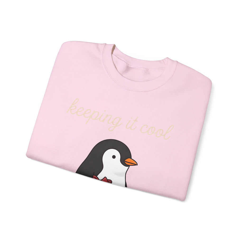 Penguin Nurse Sweatshirt Nurse Wildlife Gift Women Comic Sweatshirt Penguin Sweatshirt Nursing Enthusiast Cartoon Sweatshirt Wildlife Graphic Simple