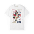 Patriotic Cow T-Shirt 4th Of July Farming Gift Women Animated T-Shirt Cowgirl T-Shirt Independence Fan Cartoon T-Shirt Agricultural Graphic Classic