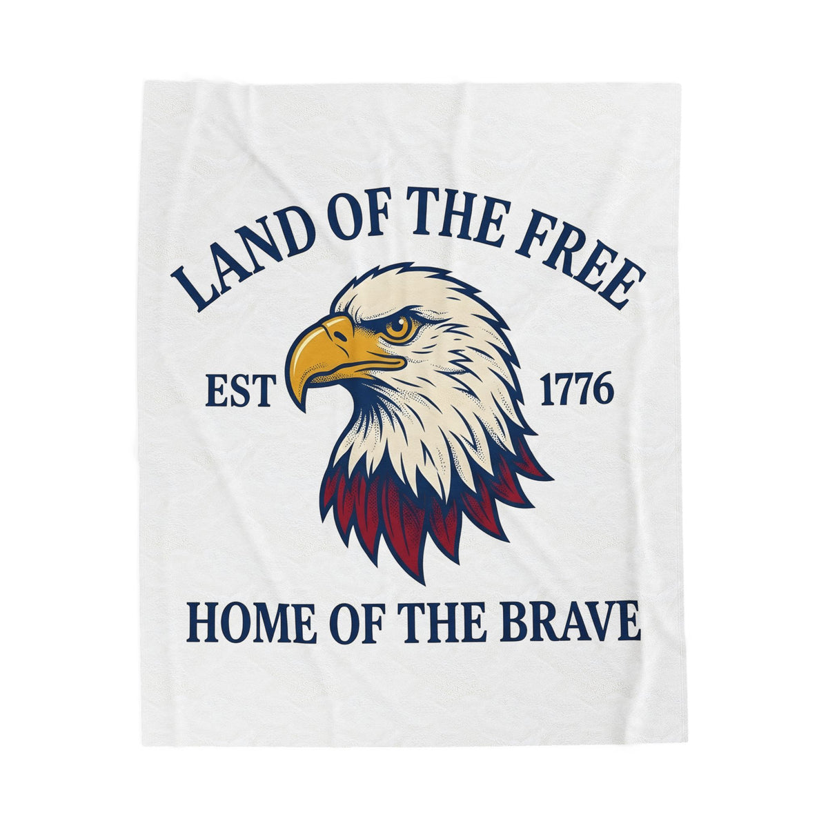 Bald Eagle Blanket America Patriotism Gift Women Line Art Blanket Eagle Blanket American Enthusiast Illustration Graphic Cartoon Patriotic Graphic