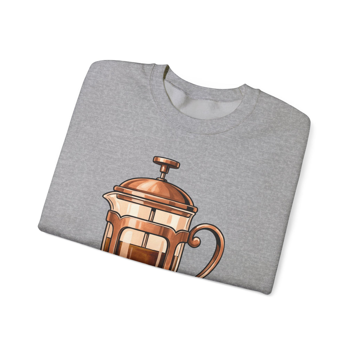 French Press Sweatshirt Coffee Bakeware Gift Women Line Art Sweatshirt Cafetiere Sweatshirt Coffee Fan Baking Graphic Sweatshirt Watercolor Coffee Sweatshirt