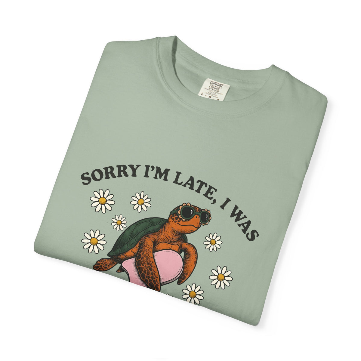Turtle Swimming Ring T-Shirt Sports & Activities Holiday Gift Women Nostalgic T-Shirt Inflatable Ring T-Shirt Athlete Fan Retro T-Shirt Vacation