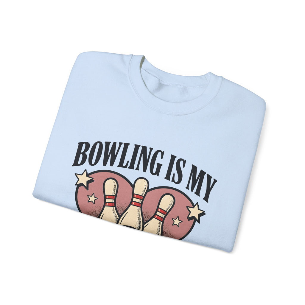 Bowling Pins Ball Sweatshirt Bowling Humor Gift Women Vintage Sweatshirt Bowling Ball Sweatshirt Bowler Fan Distressed Sweatshirt Funny Graphic Retro Heart