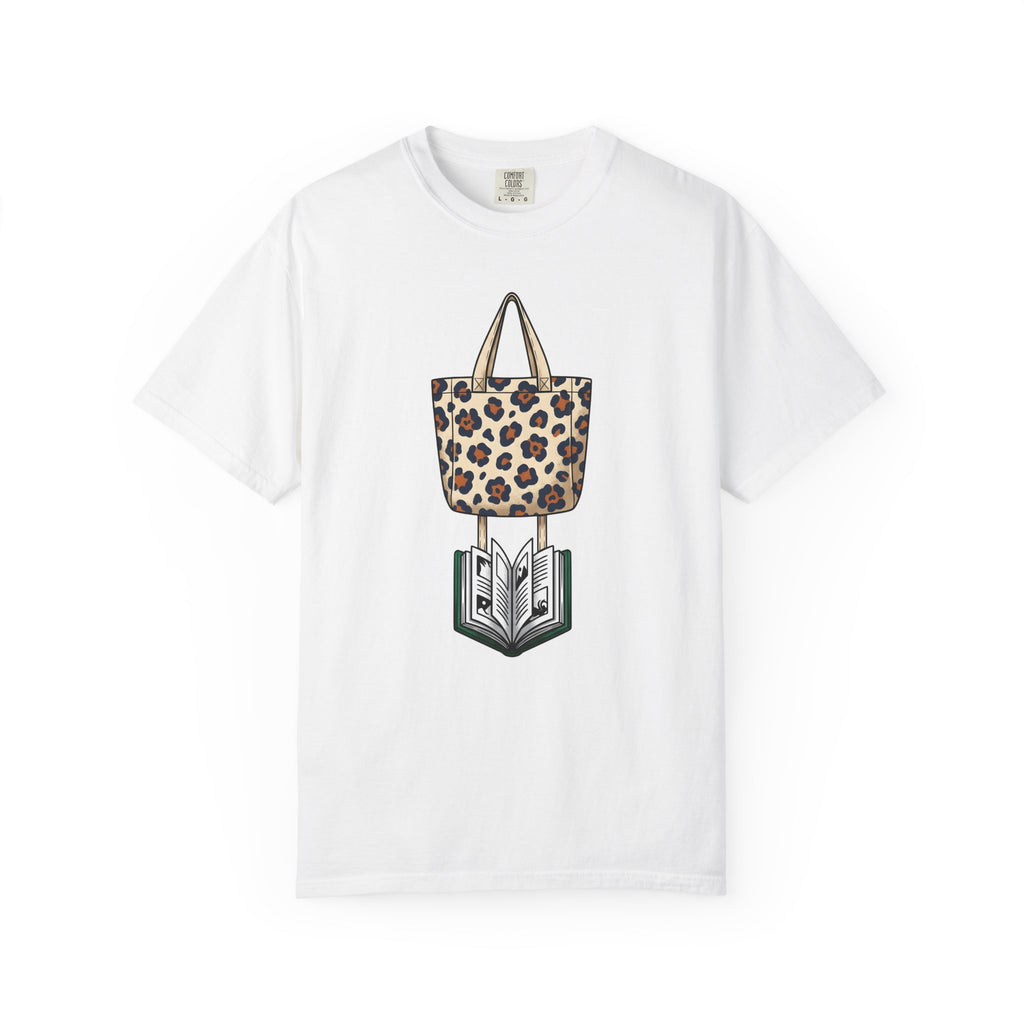 Leopard T-Shirt T-Shirt Teachers Literacy Gift Women Rustic T-Shirt Tote T-Shirt Educator Enthusiast Country T-Shirt Reading Graphic Simple Book