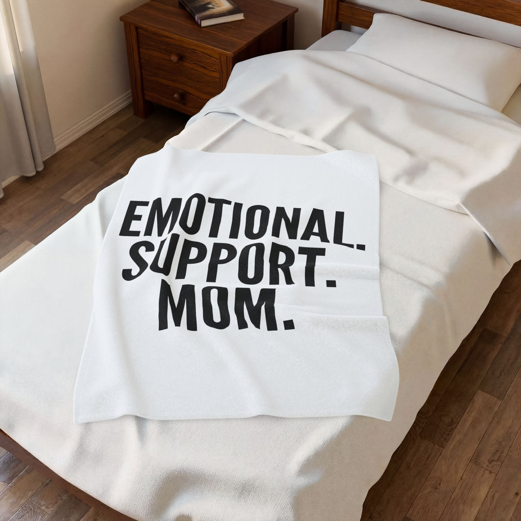 Thick Letters Blanket Moms Ladies Gift Women Sleek Blanket Typography Blanket Motherhood Fan Minimalist Blanket Woman Graphic Current Household