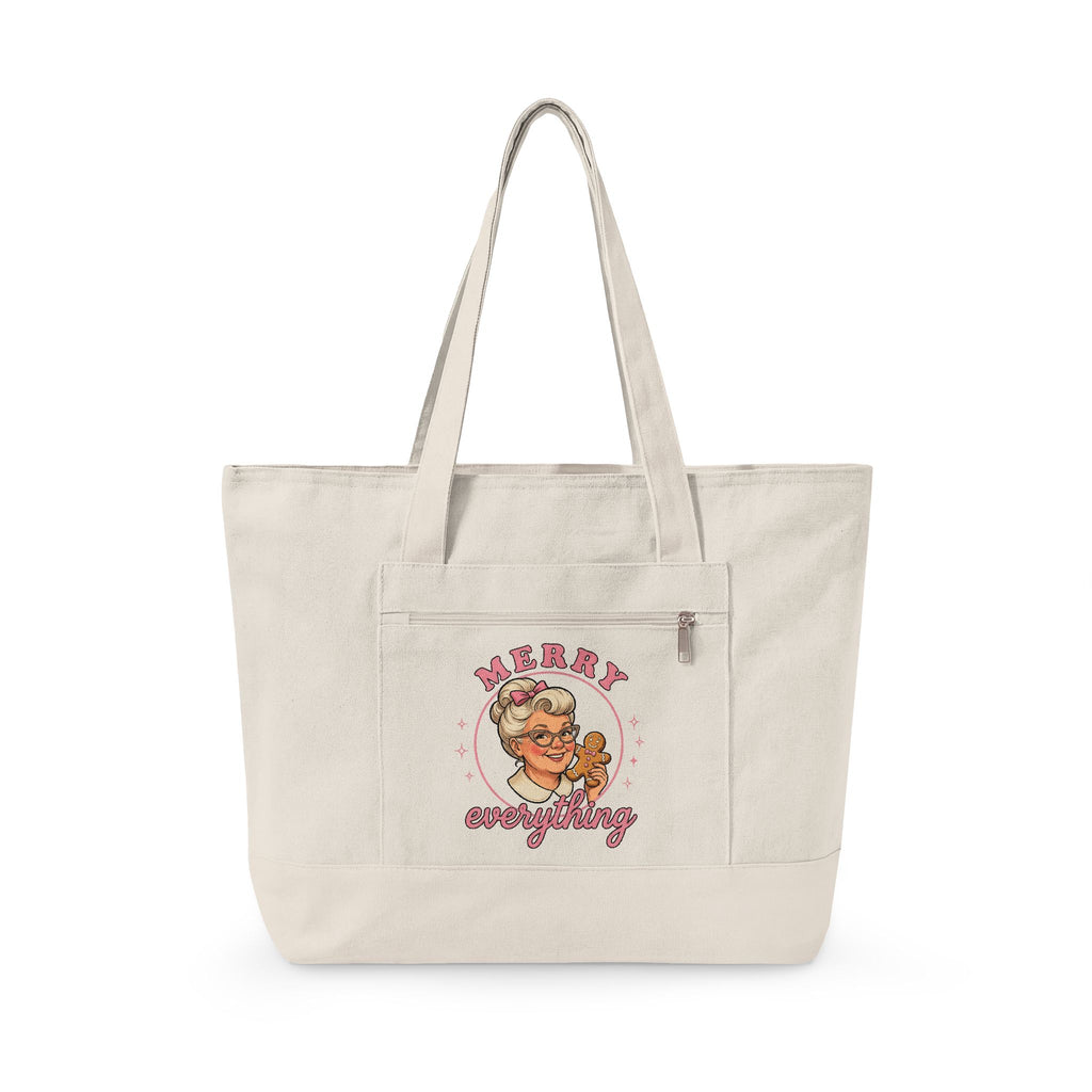 Grandma Cookie Christmas Pastry Gift Comic Cookie Christmas Fan Cartoon Bakery Vintage Tote Bag