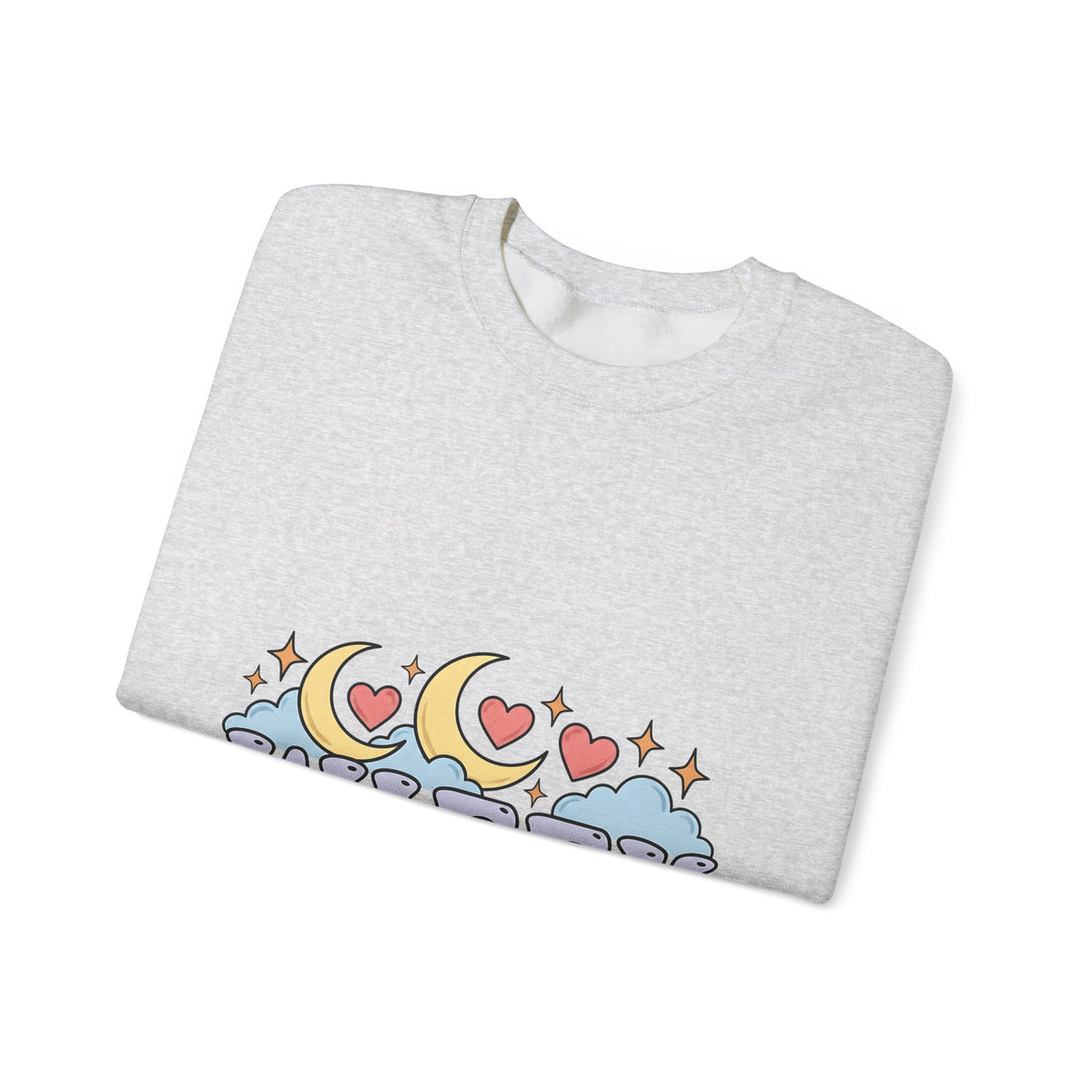 Moon Love Clouds Sweatshirt Mom Wedding Gift Women Fairy Tale Sweatshirt Lunar Sweatshirt Mother Enthusiast Mythical Sweatshirt Bridal Graphic Vintage Sparkle