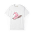 Witch Hat Halloween Witch Gift Kawaii Pointy Hat Spooky Fan Magical Cartoon Crescent Moon T-Shirt