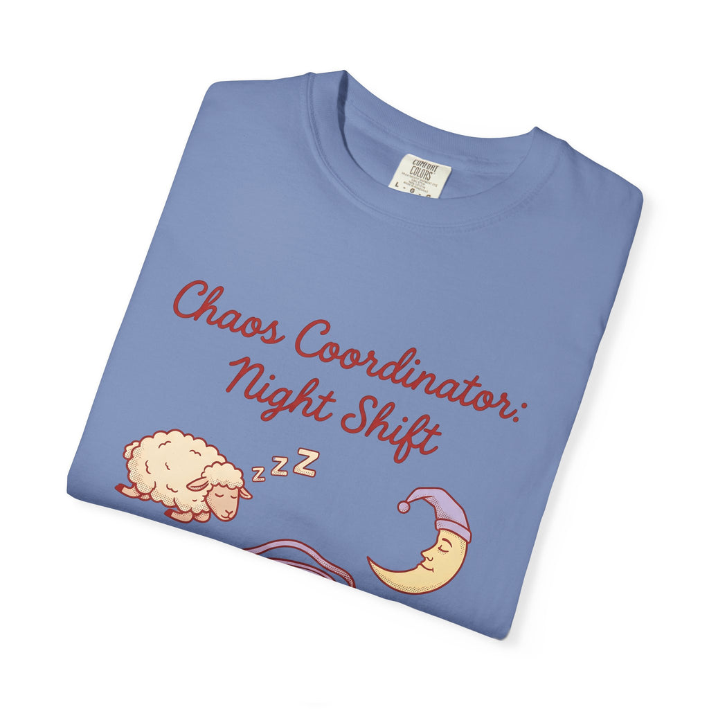 Sleep Items Print T-Shirt Moms Sleepytime Gift Women Line Art T-Shirt Bedtime T-Shirt Motherhood Enthusiast Illustration Design Slumber Graphic
