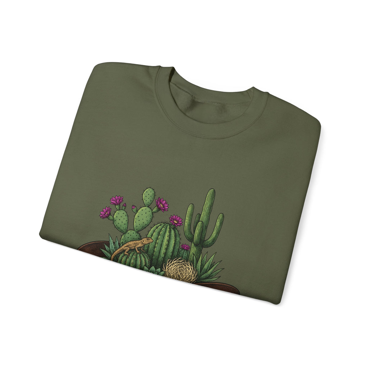 Western Hat Cactus Sweatshirt Cowgirl Cowboy Gift Women Rustic Sweatshirt Saguaro Sweatshirt Rodeo Fan Country Sweatshirt Cowboy Graphic Retro Reptile Sweatshirt