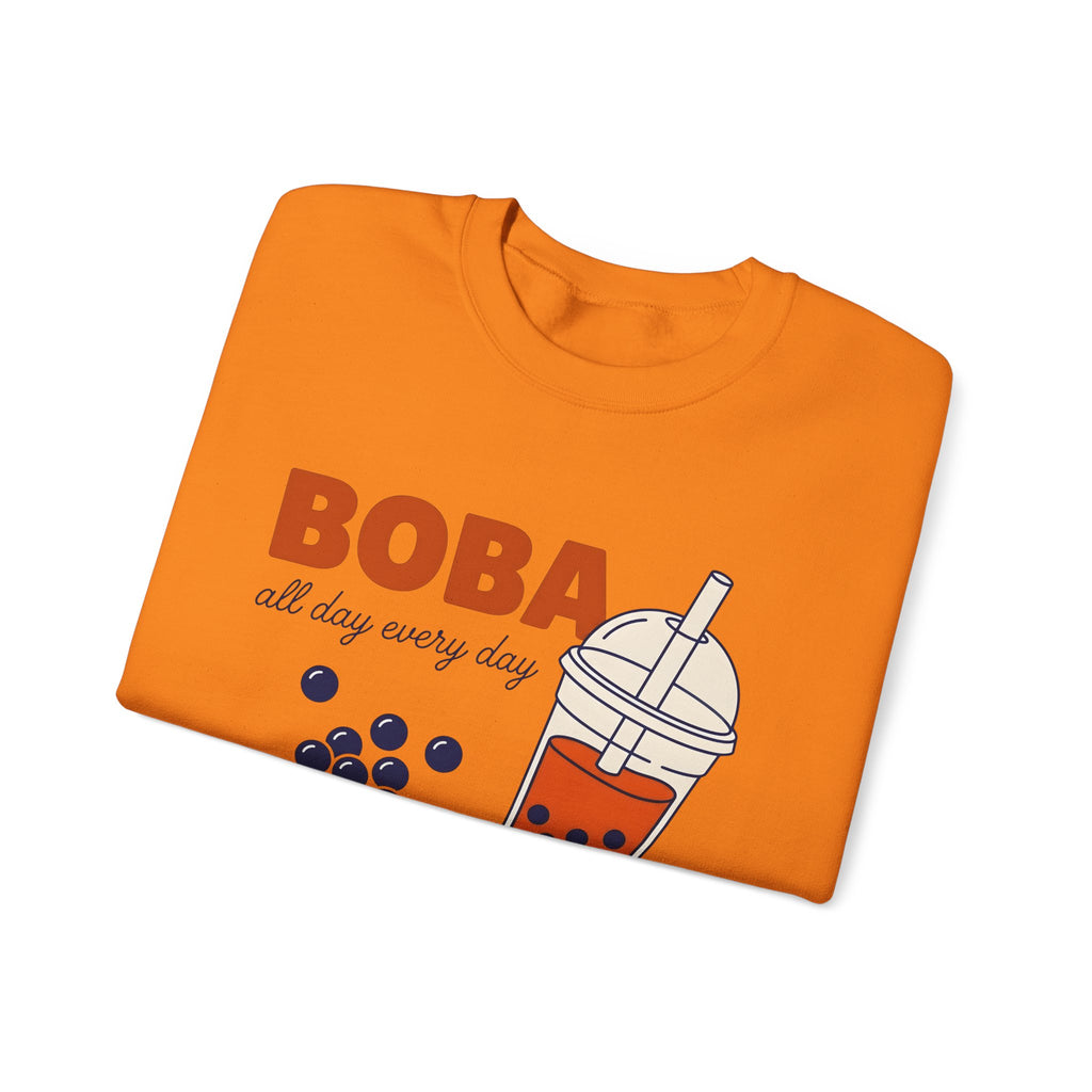 Tapioca Tea Sweatshirt Boba Dessert Gift Women Hand Drawn Sweatshirt Bubble Tea Sweatshirt Boba Fan Hand Drawn Sweatshirt Sweet Graphic Line Art Carp Sweatshirt