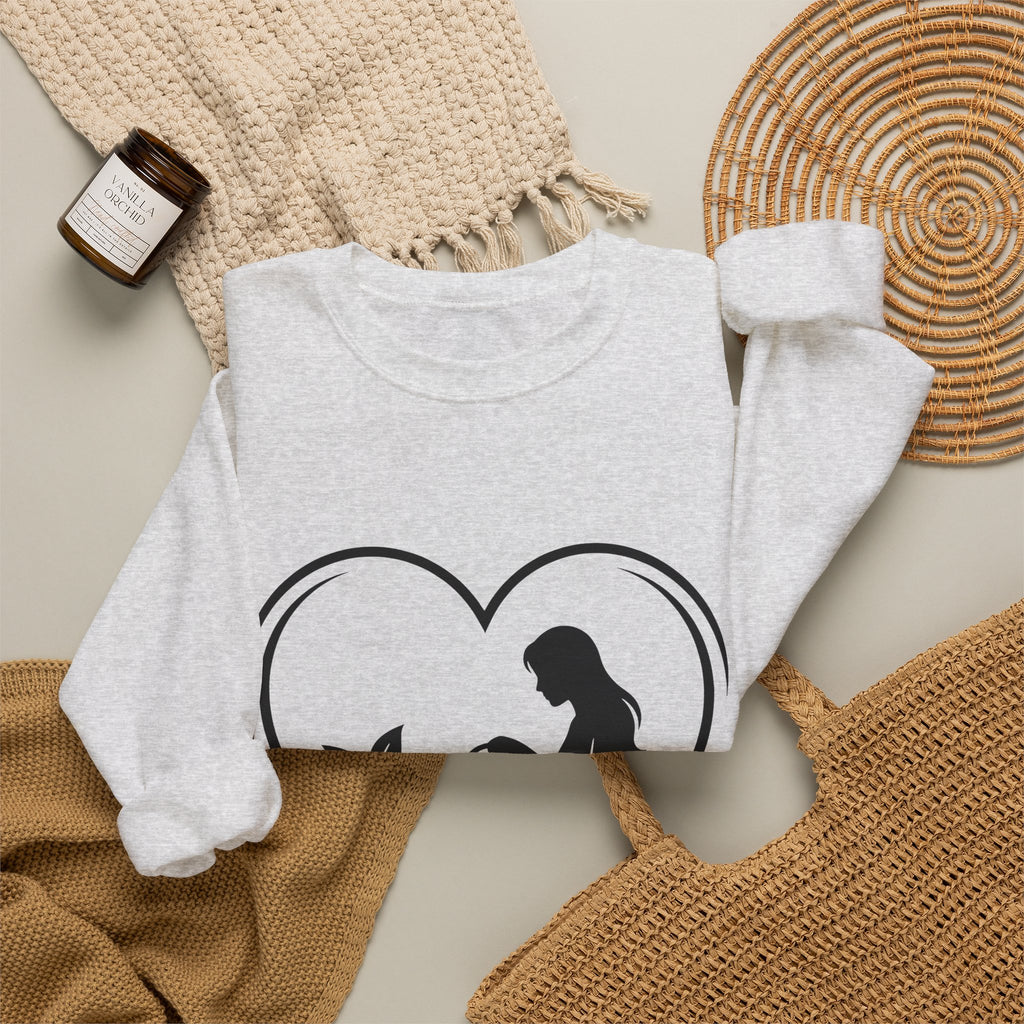 Girl Watering Flower Sweatshirt Moms Plants Gift Women Outline Sweatshirt Gardener Sweatshirt Motherhood Enthusiast Sketch Sweatshirt Botanical Graphic Modern
