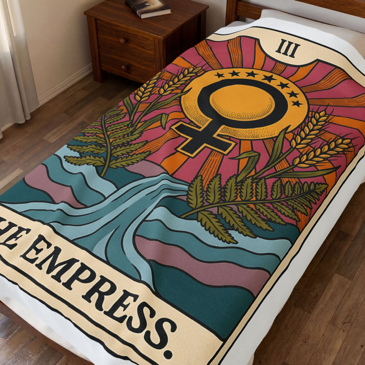 Tarot Deck Blanket Tarot Zodiac Gift Women Hippie Blanket Oracle Cards Blanket Divination Fan Tarot Art Blanket Astrology Graphic Classic Female
