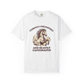 Horse Illustration T-Shirt Cowgirl Wildlife Gift Women Retro T-Shirt Equine T-Shirt Cowboy Fan Rodeo T-Shirt Wildlife Graphic Country Sky T-Shirt
