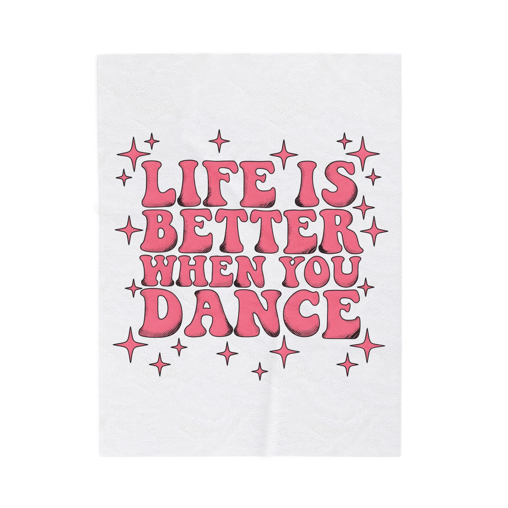 Classic Font Blanket Moms Ballroom Gift Women 70s Blanket Typography Blanket Motherhood Fan Vintage Blanket Dance Graphic Retro Glimmers Blanket