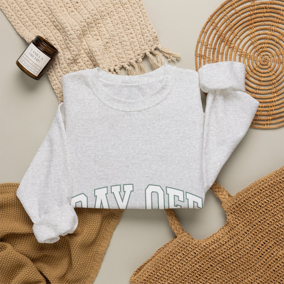 Varsity Text Sweatshirt Moms Relaxation Gift Women Minimal Sweatshirt Lettering T