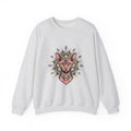 Sphynx Pet Sweatshirt Cat Meditation Gift Women Tribal Sweatshirt Hairless Cat Sweatshirt Cat Fan Tribalism Sweatshirt Mindfulness Graphic Etched Circle Design