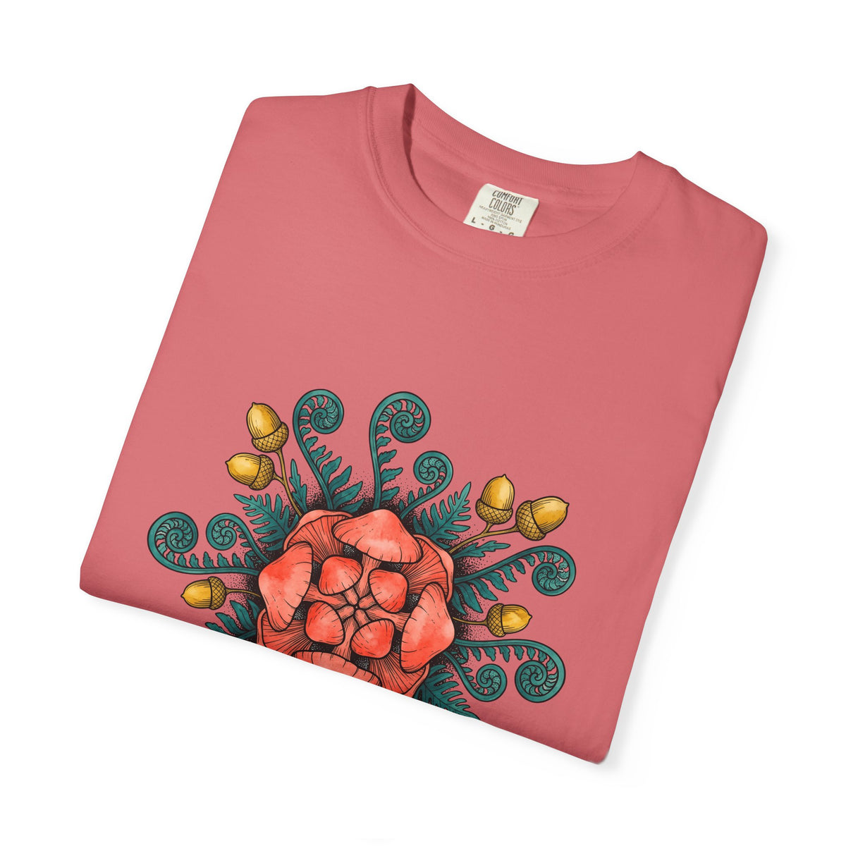 Shroom Mandala T-Shirt Boho Chic Flora Gift Women Bohemian T-Shirt Mushroom T-Shirt Hippie Fan Tribal T-Shirt Botanical Graphic Line Art Seed Pods