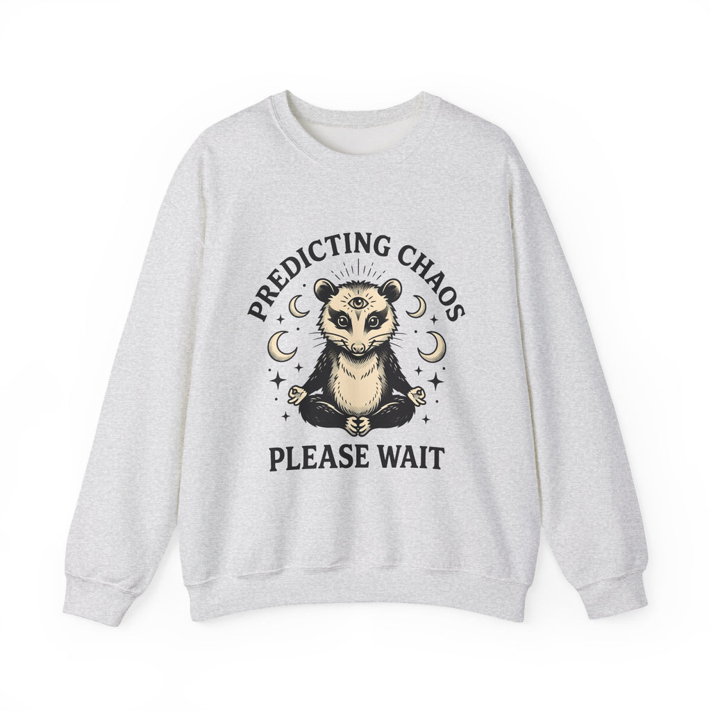 Peaceful Possum Sweatshirt Possum Fauna Gift Women Mystical Sweatshirt Opossum Sweatshirt Possum Enthusiast Magical Sweatshirt Wildlife Graphic Old School Moon